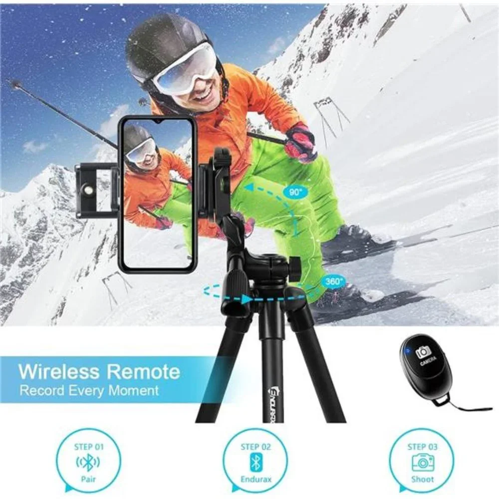 60'' Camera Tripod Camera Stand for Canon Rebel Eos Nikon DSLR, Travel Tripods